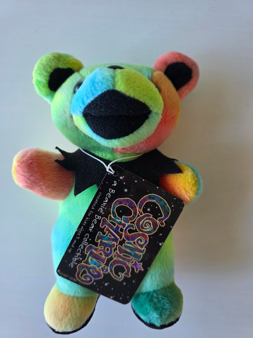NWT ~ Cosmic Charlie Grateful Dead Multicolor Beanie Bear Plush Toy